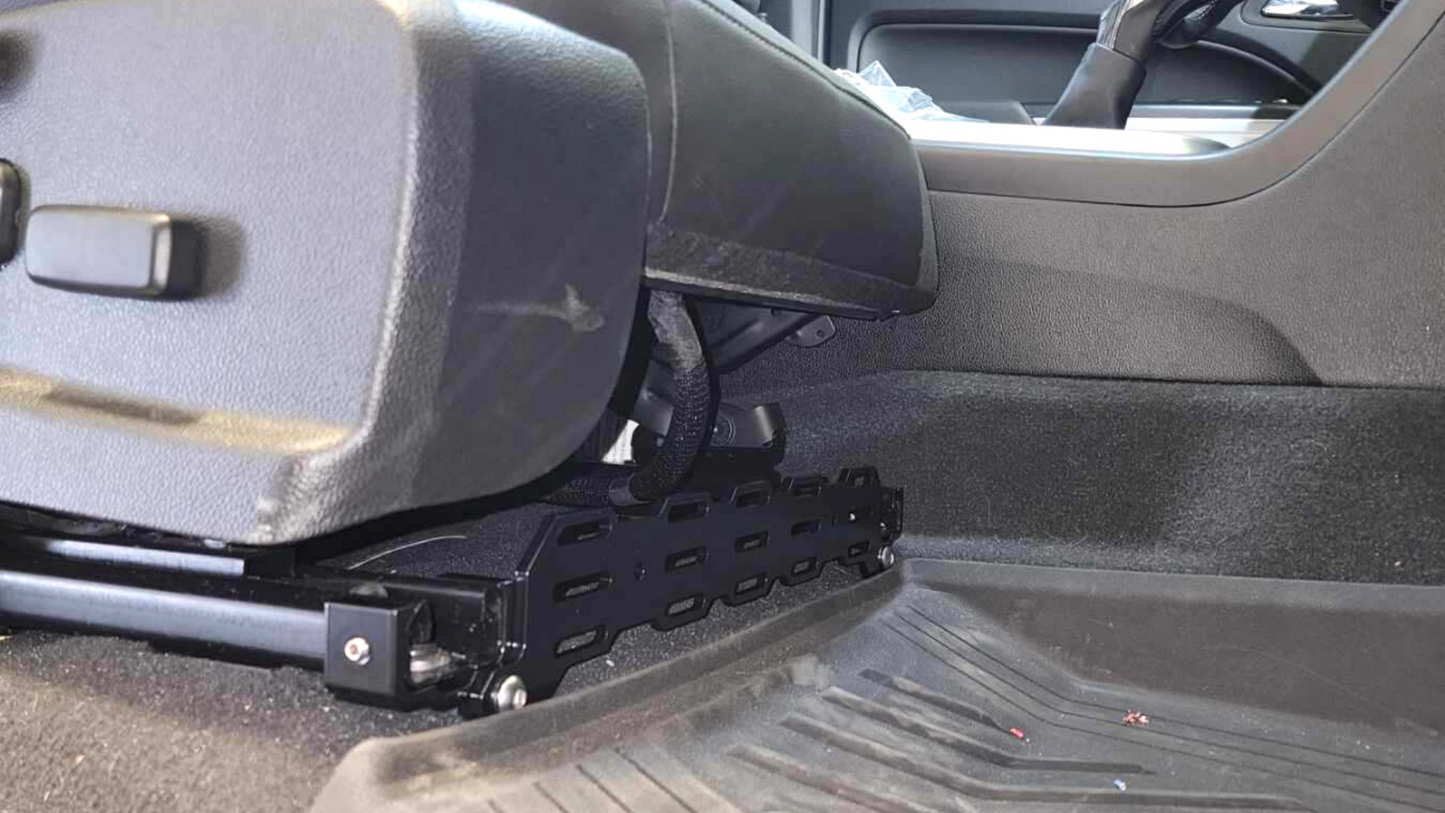 FRONT MULTI MOUNT PANEL FOR CHEVROLET SUBURBAN/TAHOE 2015 TO 2020. GET ORGANIZED WITH THE MMP FROM DESERT DOES IT.