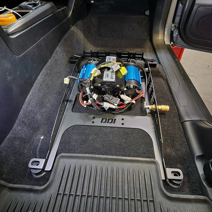 TOYOTA UNDER SEAT COMPRESSOR MOUNT (2005+ TACOMA, 2003+ 4RUNNER, 2006-2014 FJ CRUISER) - Desert Does It